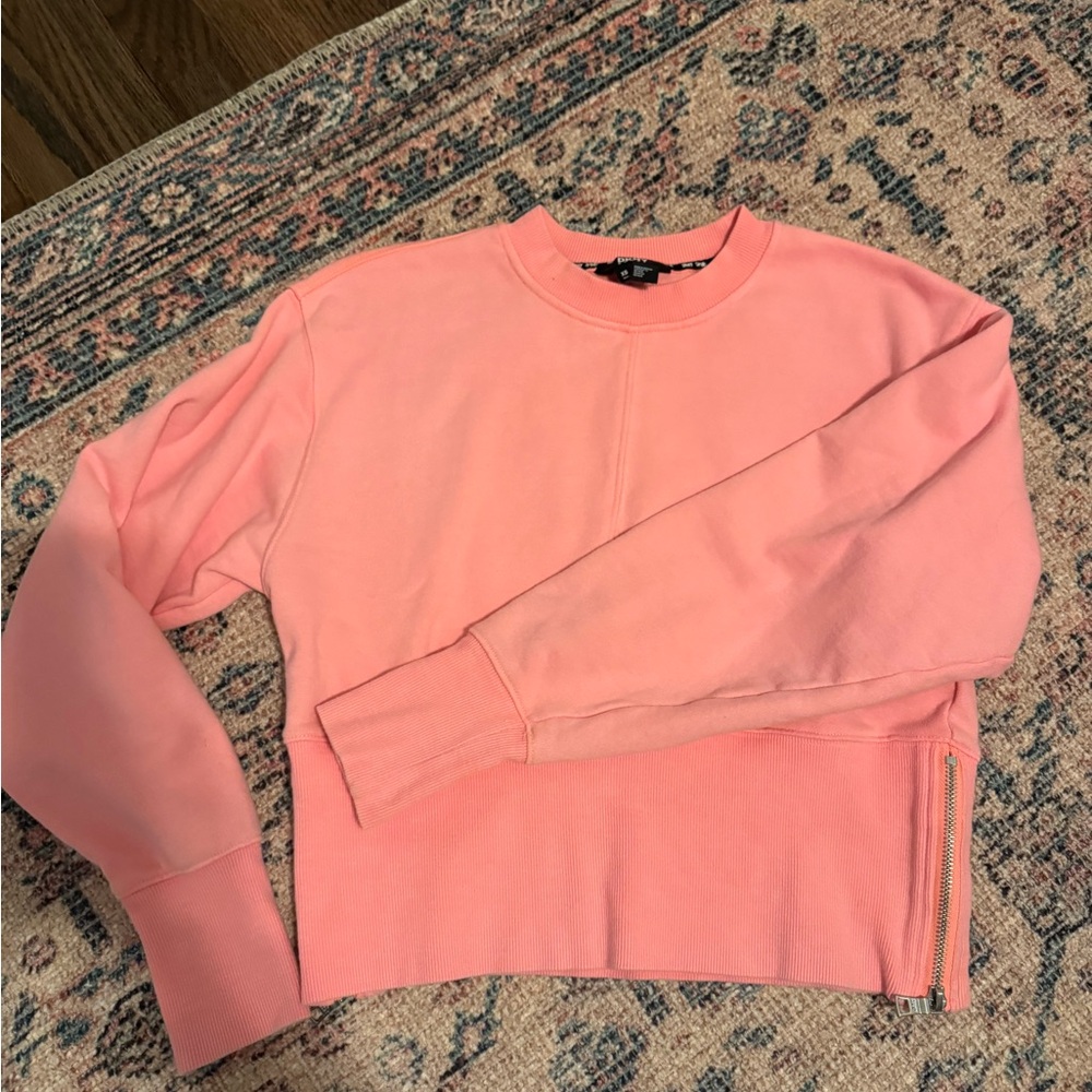 DKNY cropped sports sweatshirt